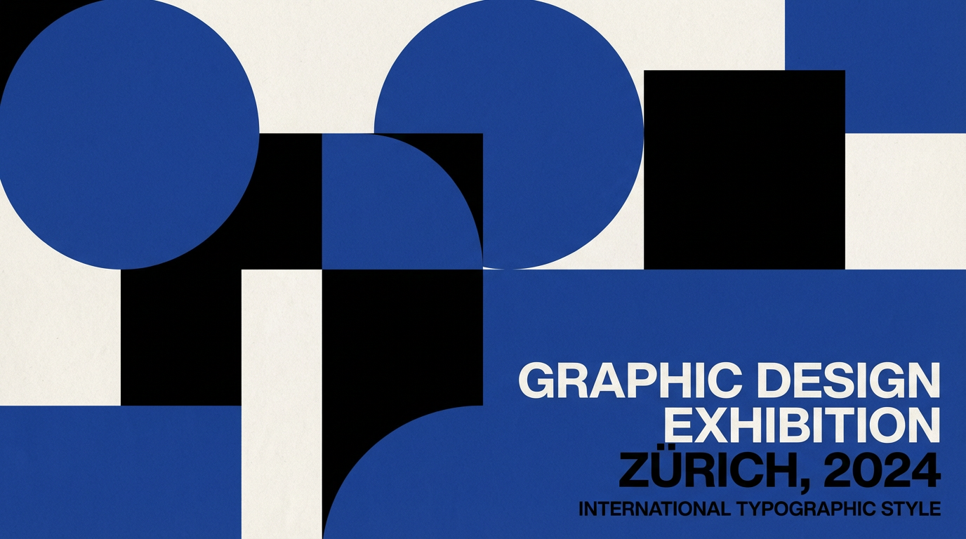 Swiss Style Abstract Background